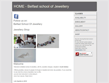 Tablet Screenshot of belfastschoolofjewellery.com